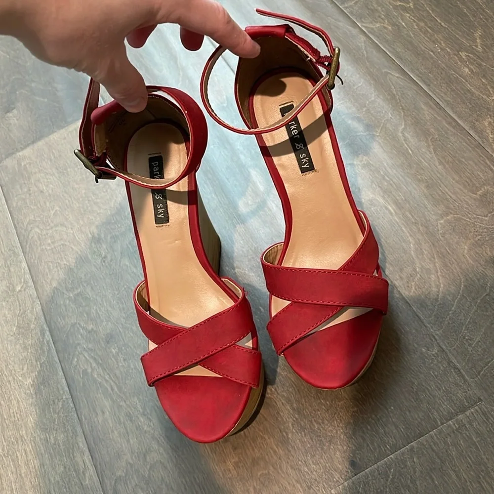 parker& sky women red